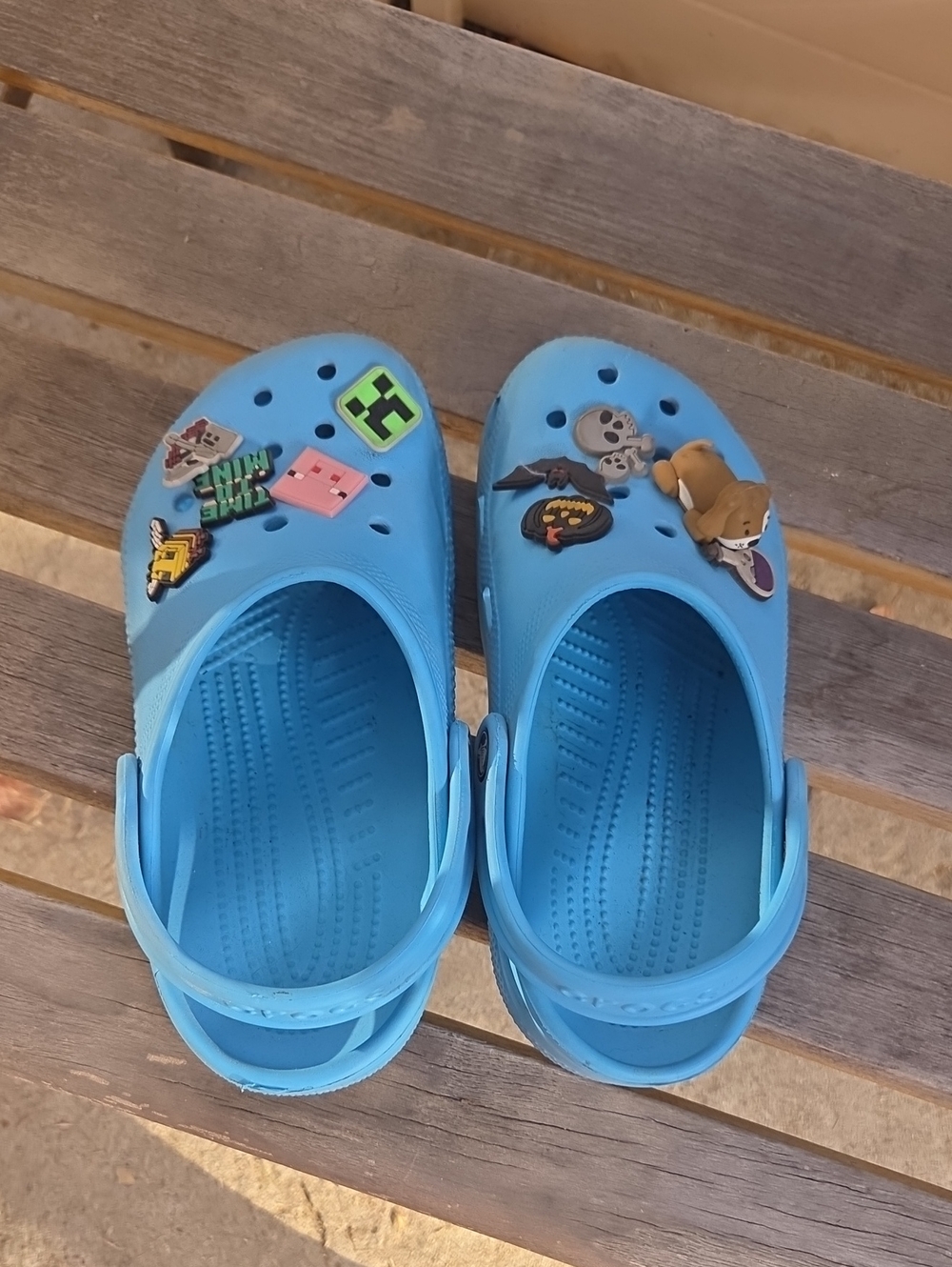 Blue Crocs Good Condition